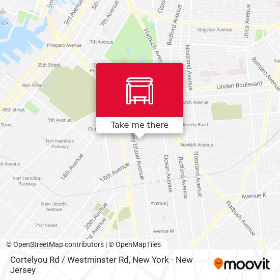 Mapa de Cortelyou Rd / Westminster Rd