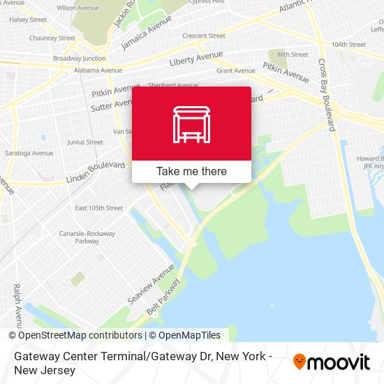 Mapa de Gateway Center Terminal / Gateway Dr