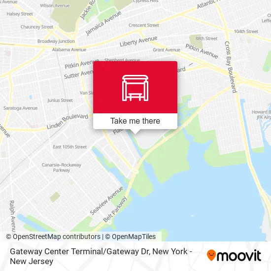Mapa de Gateway Center Terminal / Gateway Dr