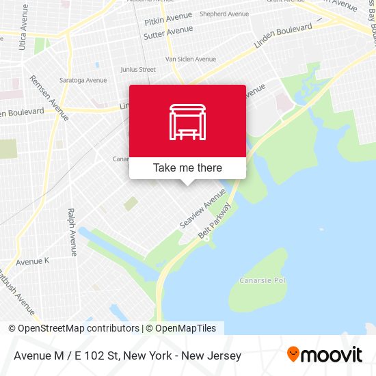 Mapa de Avenue M / E 102 St
