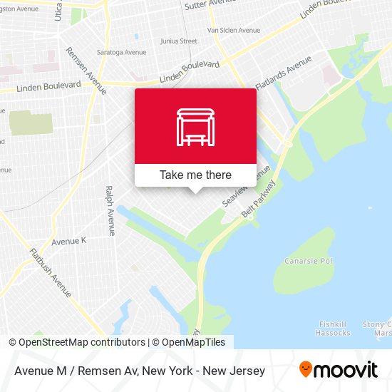 Mapa de Avenue M / Remsen Av