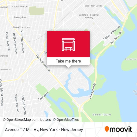 Mapa de Avenue T / Mill Av