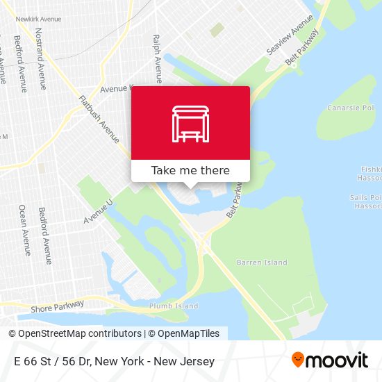 Mapa de E 66 St / 56 Dr