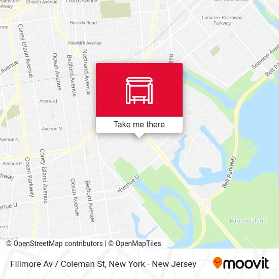 Fillmore Av / Coleman St map