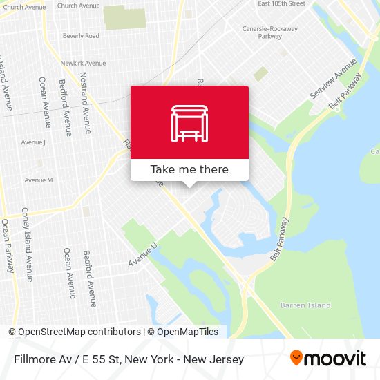 Mapa de Fillmore Av / E 55 St