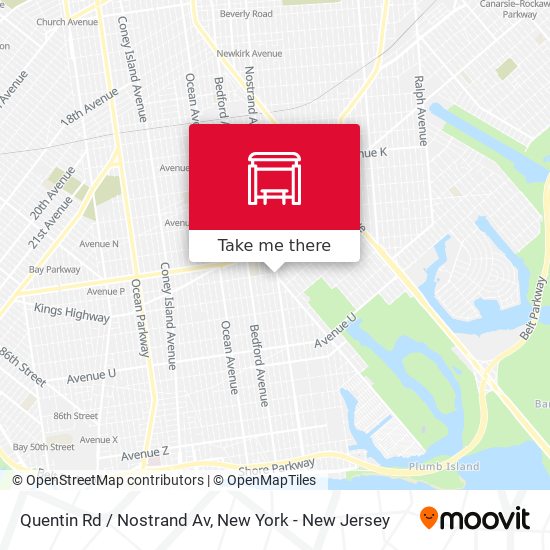 Mapa de Quentin Rd / Nostrand Av