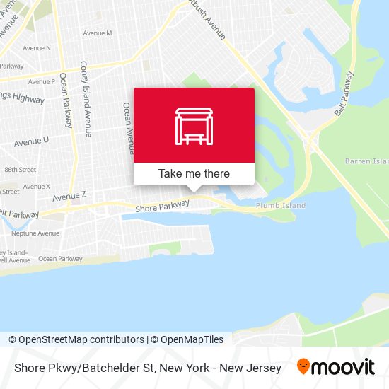 Mapa de Shore Pkwy/Batchelder St