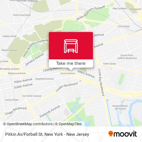 Mapa de Pitkin Av/Forbell St