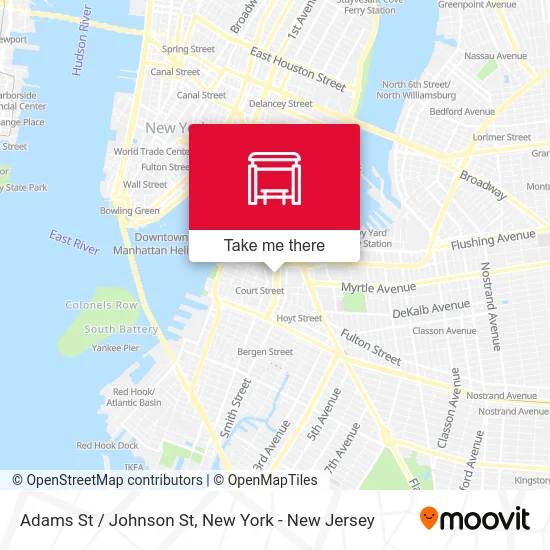 Adams St / Johnson St map