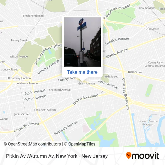 Pitkin Av /Autumn Av map