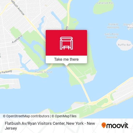 Mapa de Flatbush Av / Ryan Visitors Center