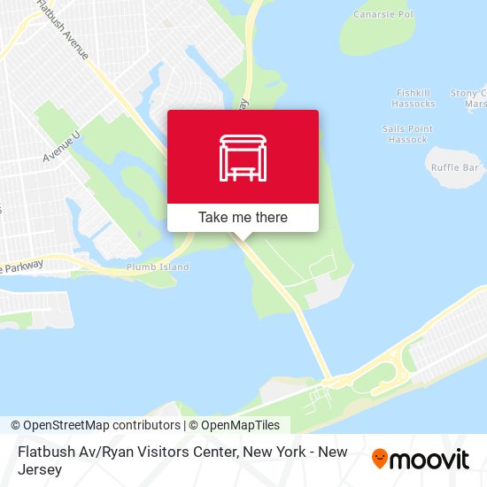 Flatbush Av / Ryan Visitors Center map