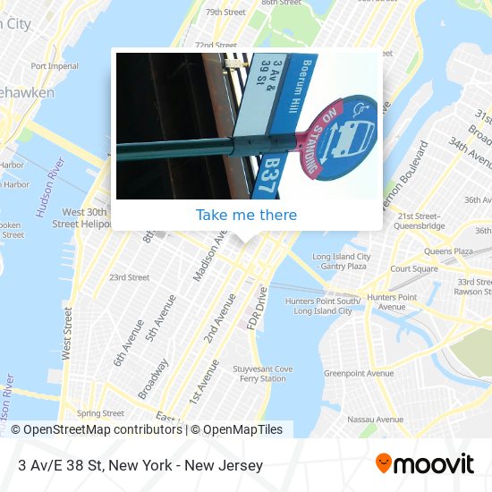 3 Av/E 38 St map