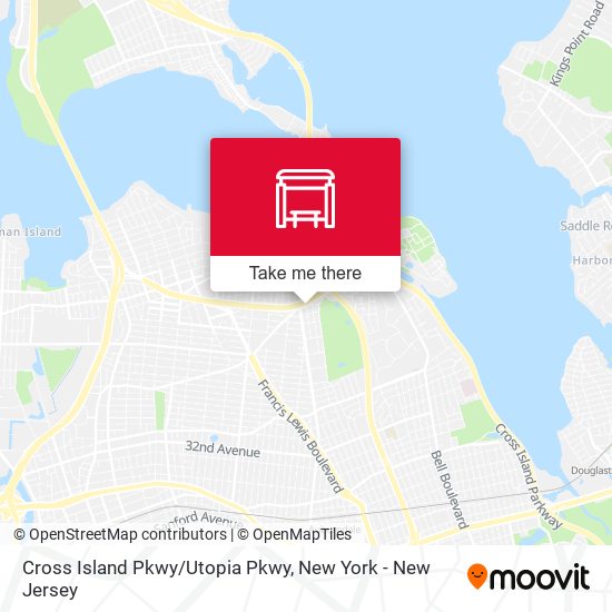 Cross Island Pkwy/Utopia Pkwy map