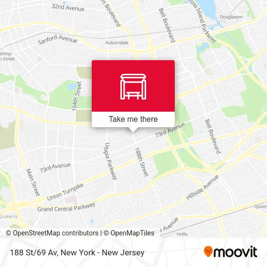 188 St/69 Av map