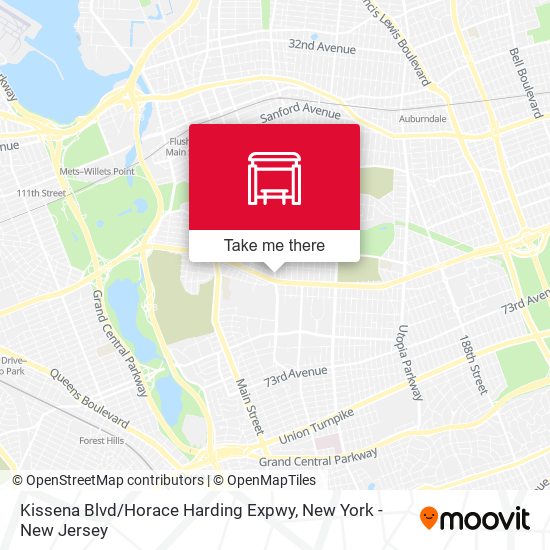 Kissena Blvd / Horace Harding Expwy map