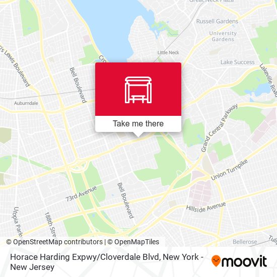 Horace Harding Expwy / Cloverdale Blvd map