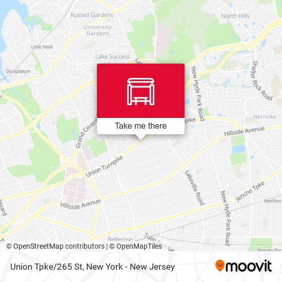 Mapa de Union Tpke/265 St