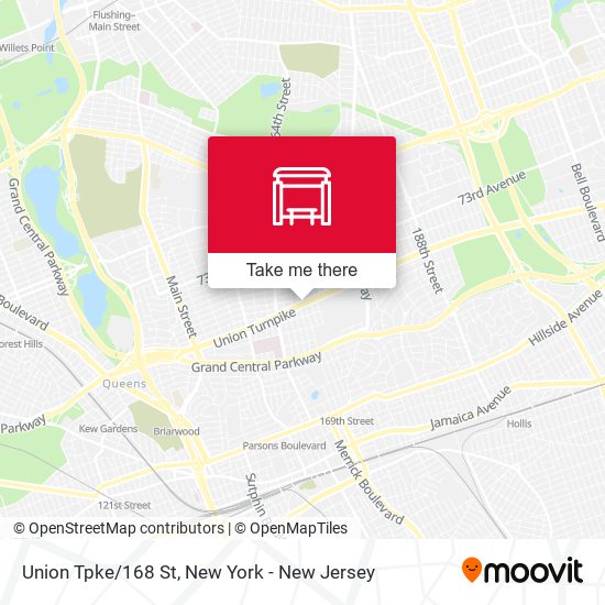 Mapa de Union Tpke/168 St