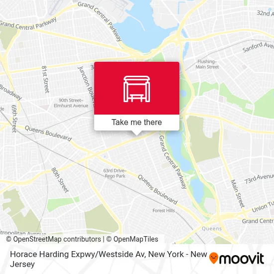 Horace Harding Expwy / Westside Av map