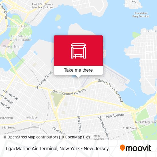 Lga/Marine Air Terminal map