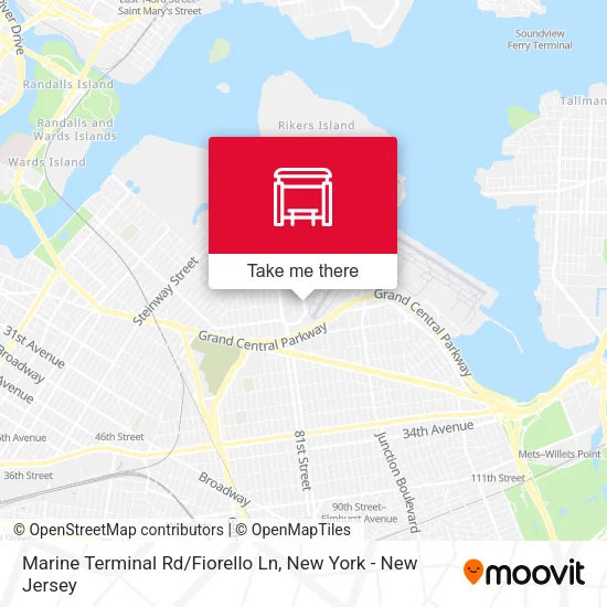 Marine Terminal Rd/Fiorello Ln map