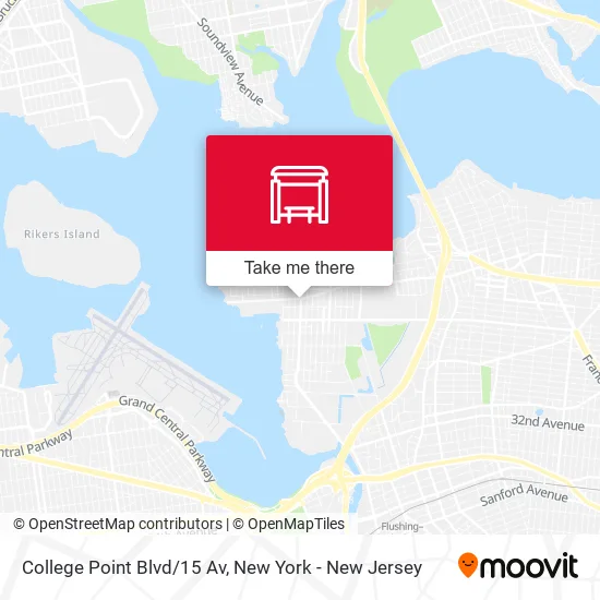 College Point Blvd/15 Av map