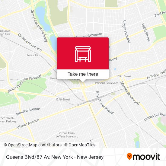 Queens Blvd/87 Av map