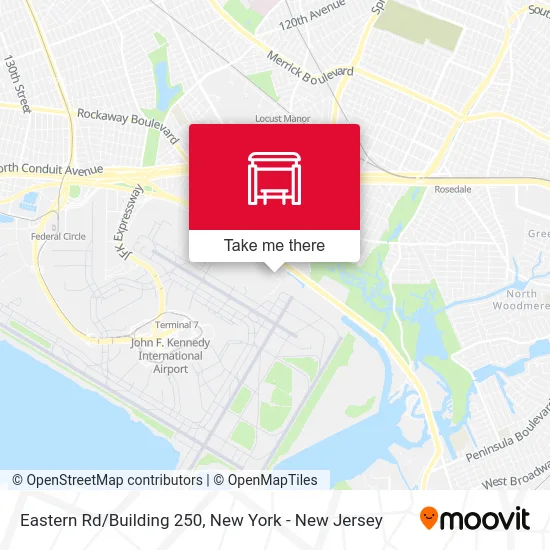 Eastern Rd/Building 250 map