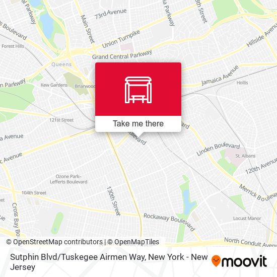 Sutphin Blvd / Tuskegee Airmen Way map