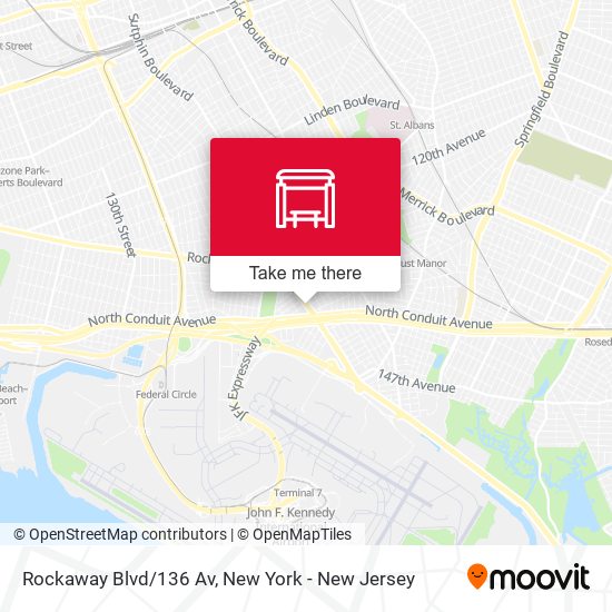 Rockaway Blvd/136 Av map