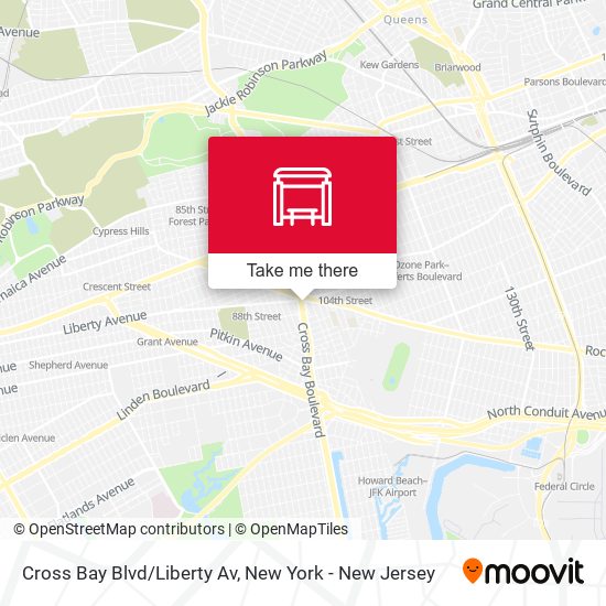 Cross Bay Blvd/Liberty Av map