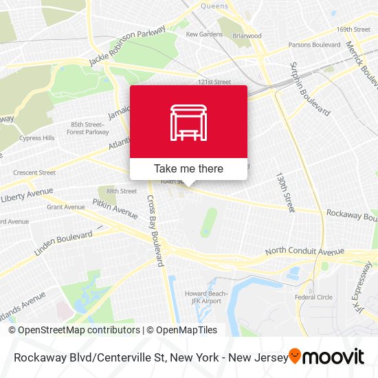 Rockaway Blvd/Centerville St map