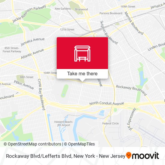 Rockaway Blvd/Lefferts Blvd map