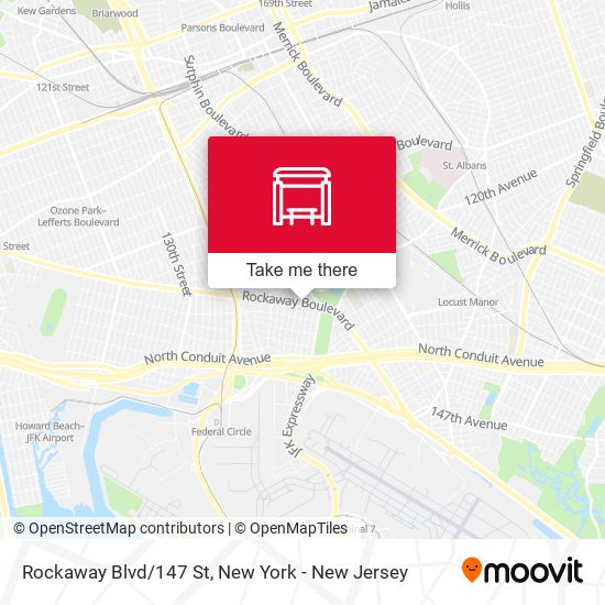Mapa de Rockaway Blvd/147 St