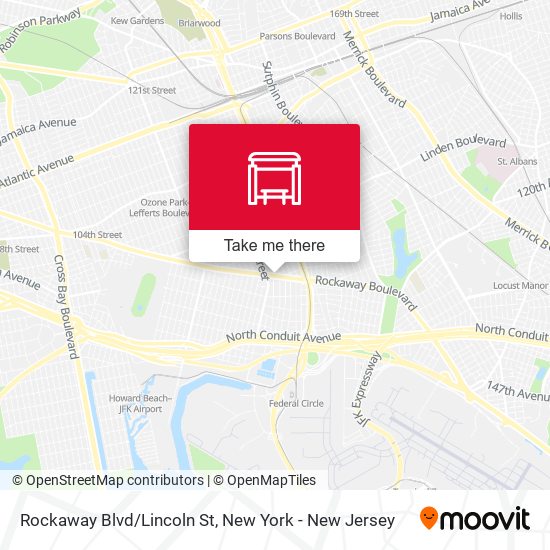 Mapa de Rockaway Blvd/Lincoln St