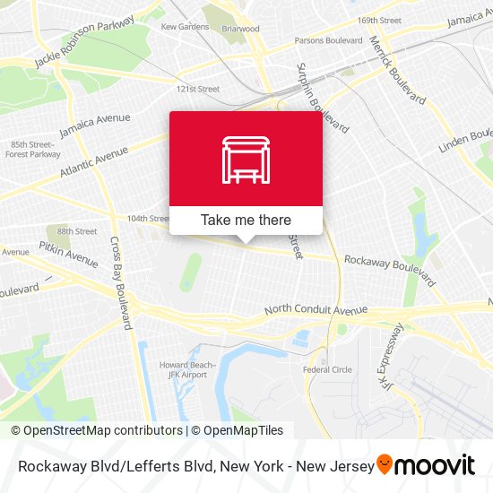 Mapa de Rockaway Blvd/Lefferts Blvd