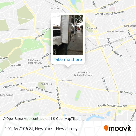 Mapa de 101 Av /106 St