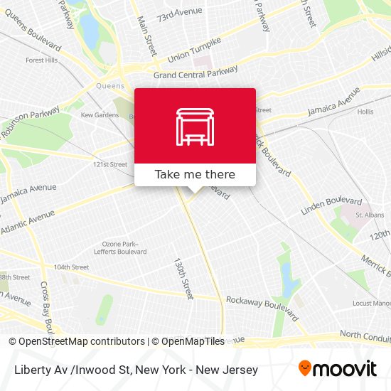 Mapa de Liberty Av /Inwood St