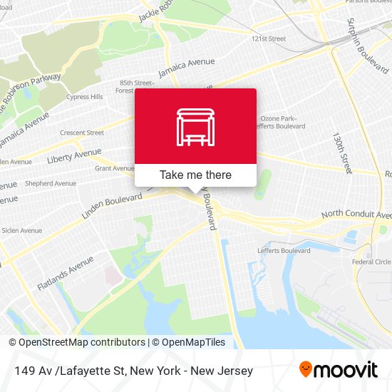 Mapa de 149 Av /Lafayette St
