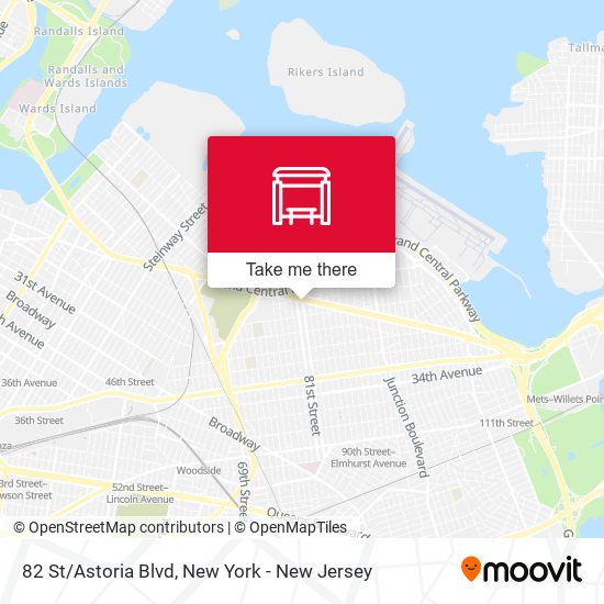 Mapa de 82 St/Astoria Blvd