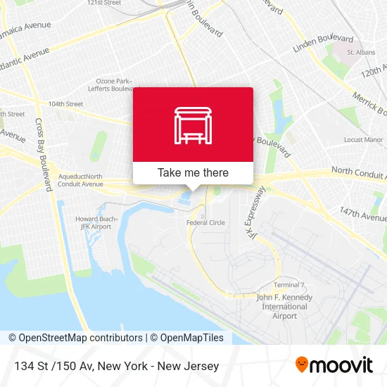 134 St /150 Av map