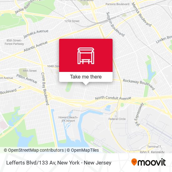 Mapa de Lefferts Blvd/133 Av