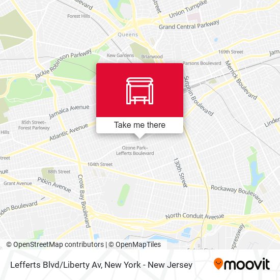 Lefferts Blvd/Liberty Av map