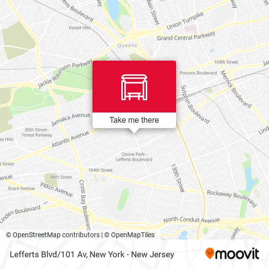 Mapa de Lefferts Blvd/101 Av