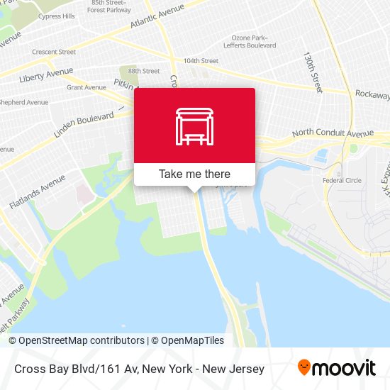 Mapa de Cross Bay Blvd/161 Av