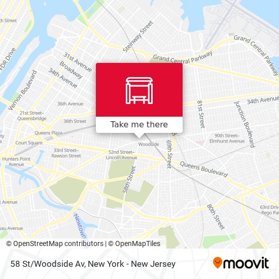 Mapa de 58 St/Woodside Av