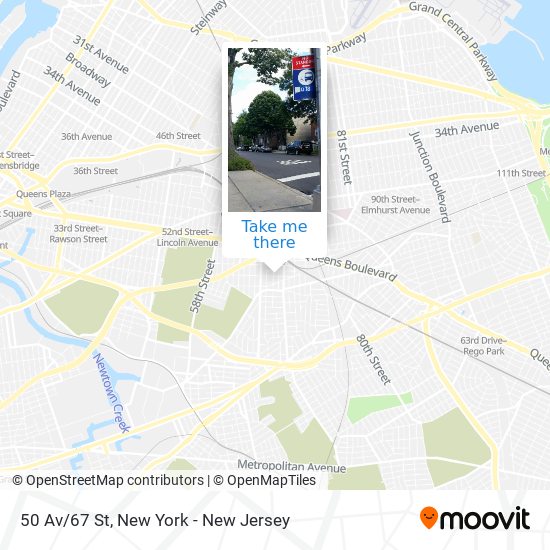 50 Av/67 St map