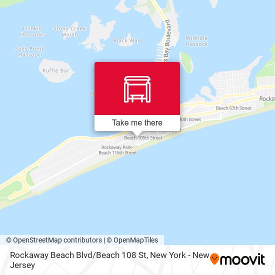 Rockaway Beach Blvd / Beach 108 St map