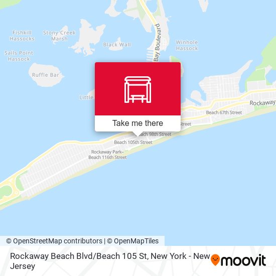 Rockaway Beach Blvd / Beach 105 St map